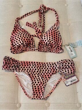 Luli Fama Polka Dot Bikini set